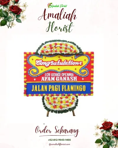 Bunga Papan Congratulation di Sitiarjo